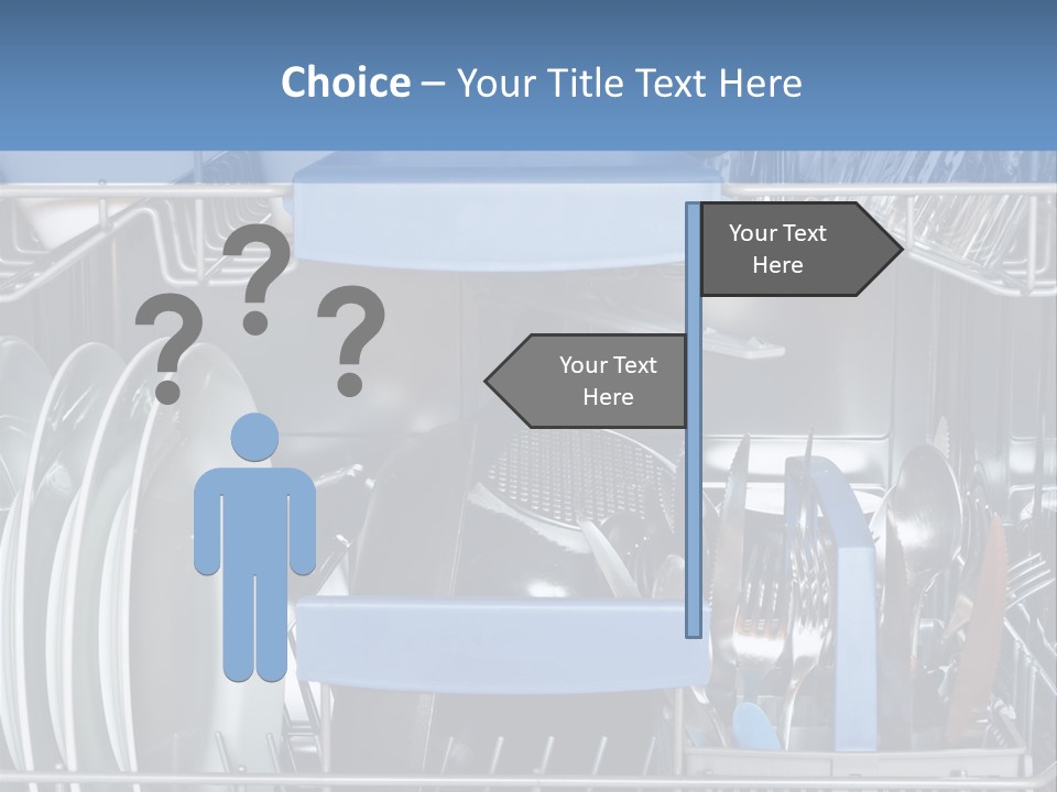 Cups Plates Glasses PowerPoint Template