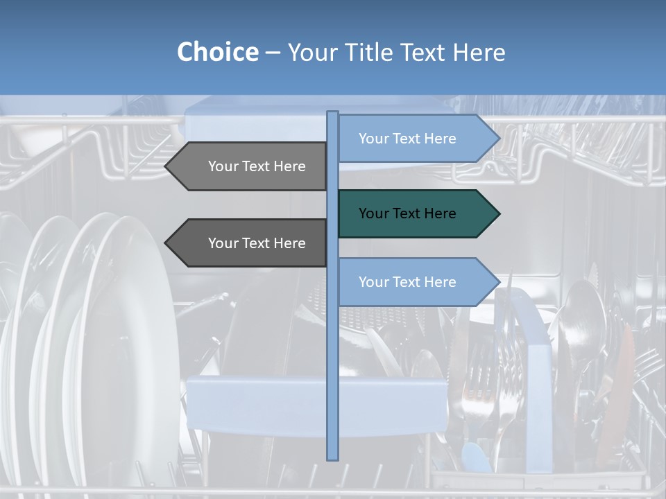 Cups Plates Glasses PowerPoint Template