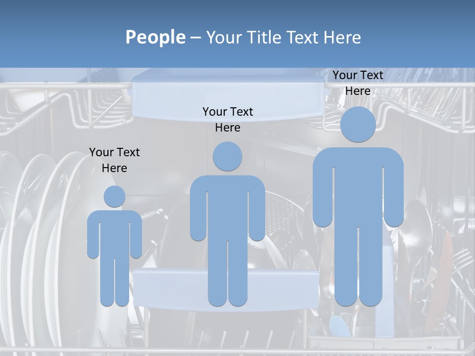 Cups Plates Glasses PowerPoint Template