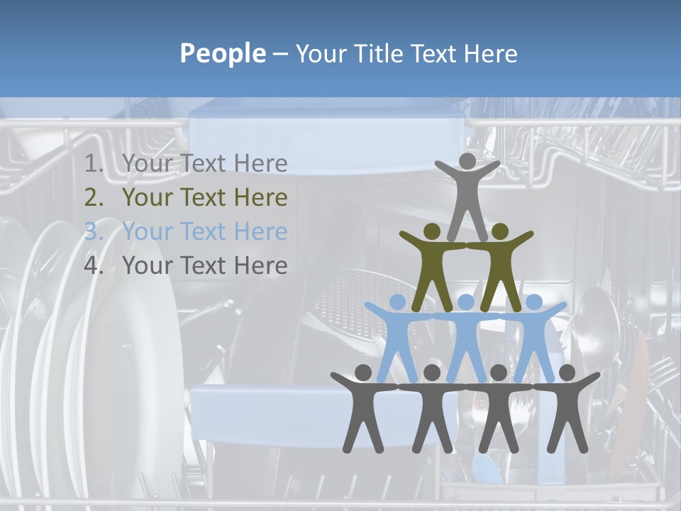 Cups Plates Glasses PowerPoint Template