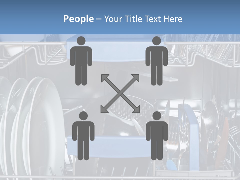 Cups Plates Glasses PowerPoint Template