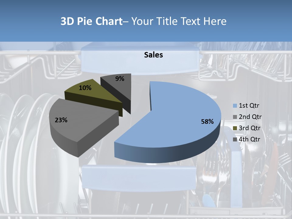 Cups Plates Glasses PowerPoint Template