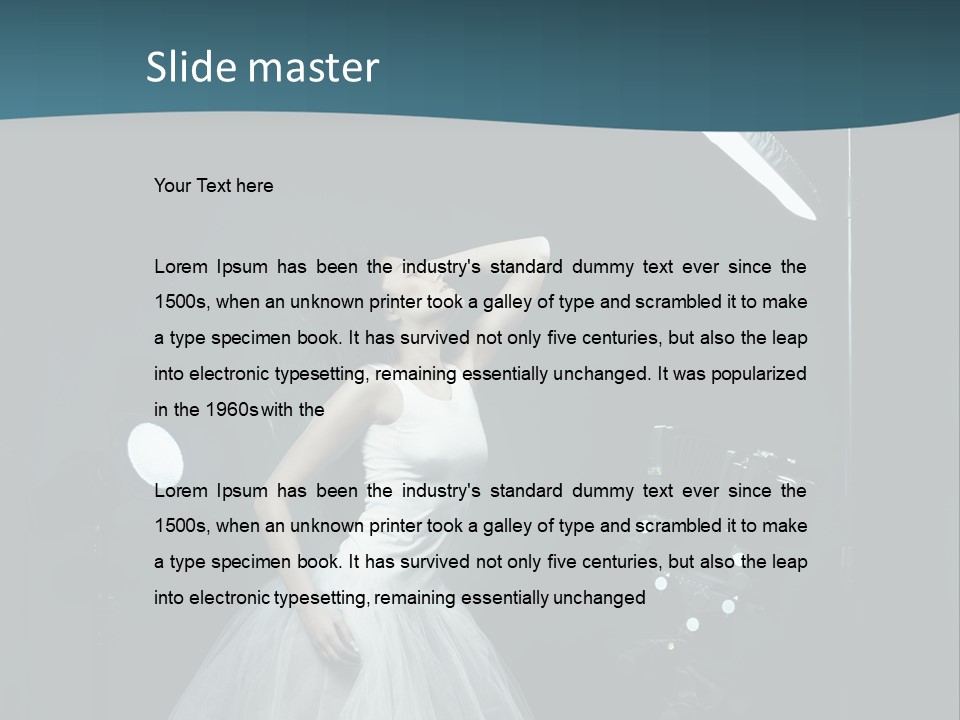 Person Elegant Y PowerPoint Template