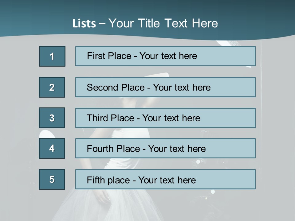 Person Elegant Y PowerPoint Template