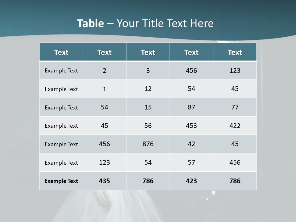 Person Elegant Y PowerPoint Template