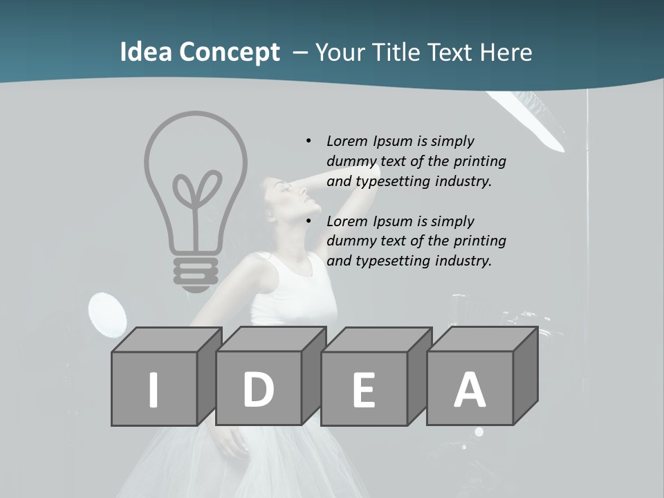 Person Elegant Y PowerPoint Template