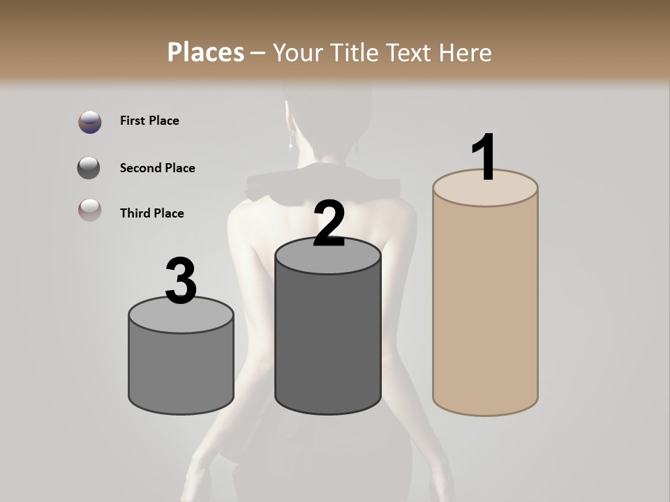 People Hairstyle Girl PowerPoint Template