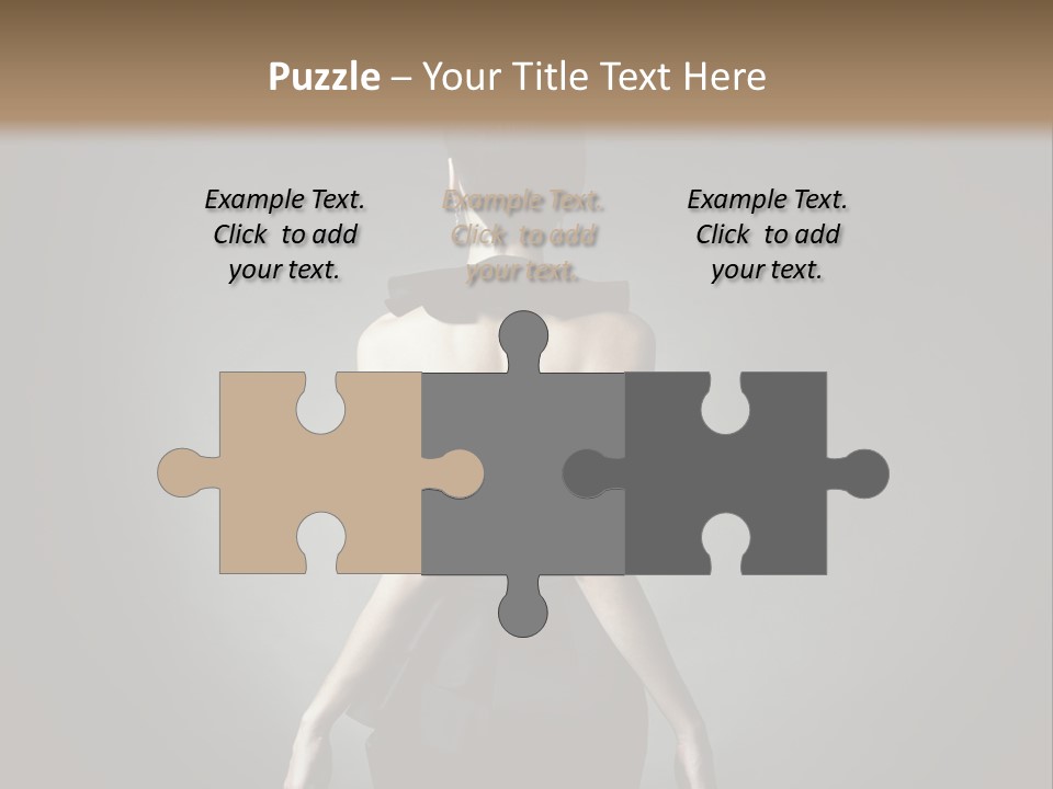 People Hairstyle Girl PowerPoint Template