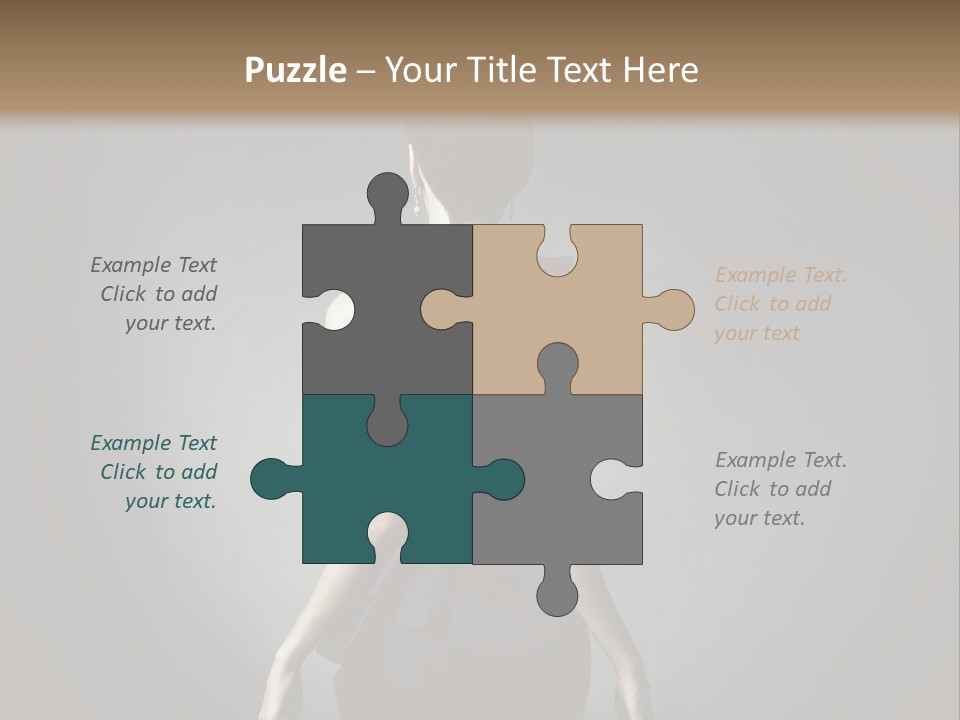 People Hairstyle Girl PowerPoint Template