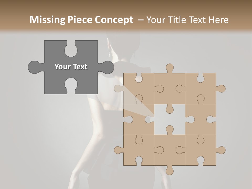 People Hairstyle Girl PowerPoint Template