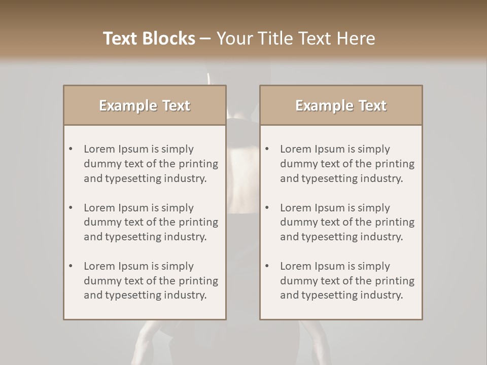 People Hairstyle Girl PowerPoint Template