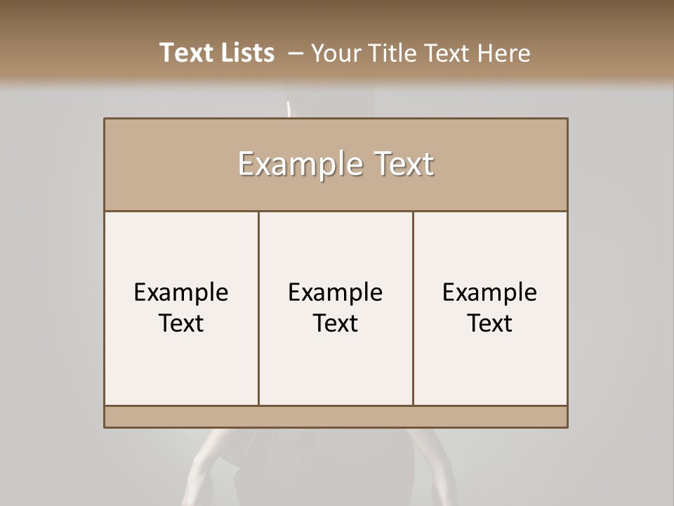 People Hairstyle Girl PowerPoint Template