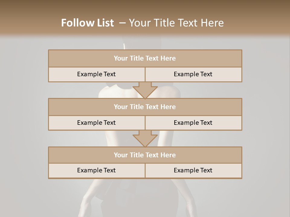 People Hairstyle Girl PowerPoint Template