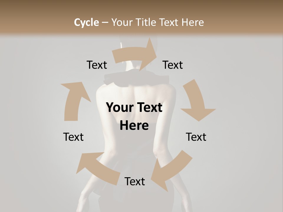 People Hairstyle Girl PowerPoint Template