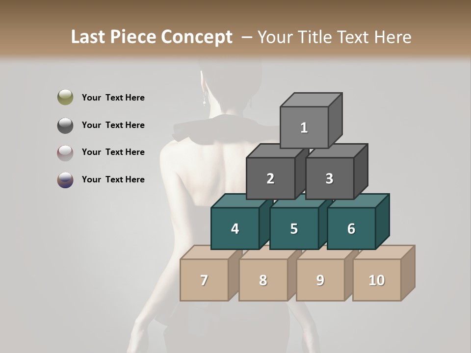 People Hairstyle Girl PowerPoint Template