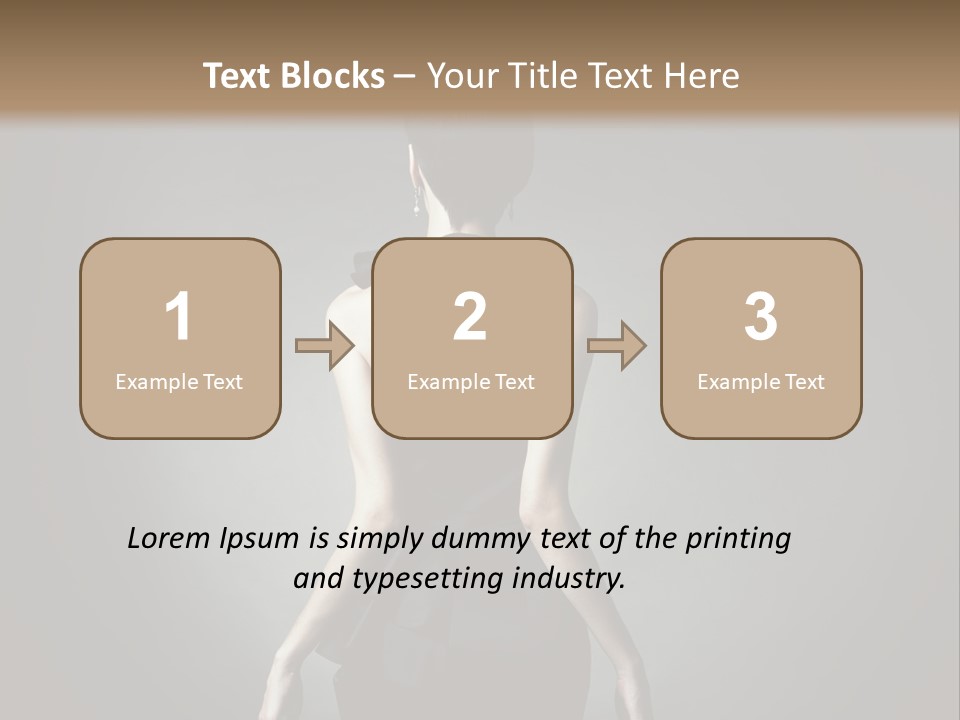 People Hairstyle Girl PowerPoint Template