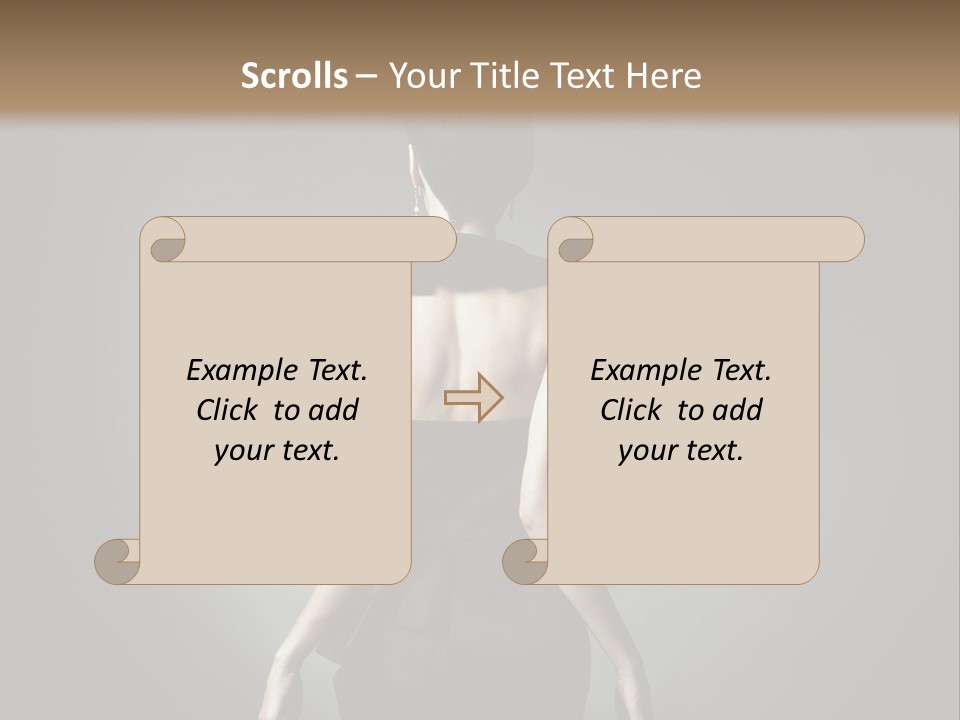 People Hairstyle Girl PowerPoint Template