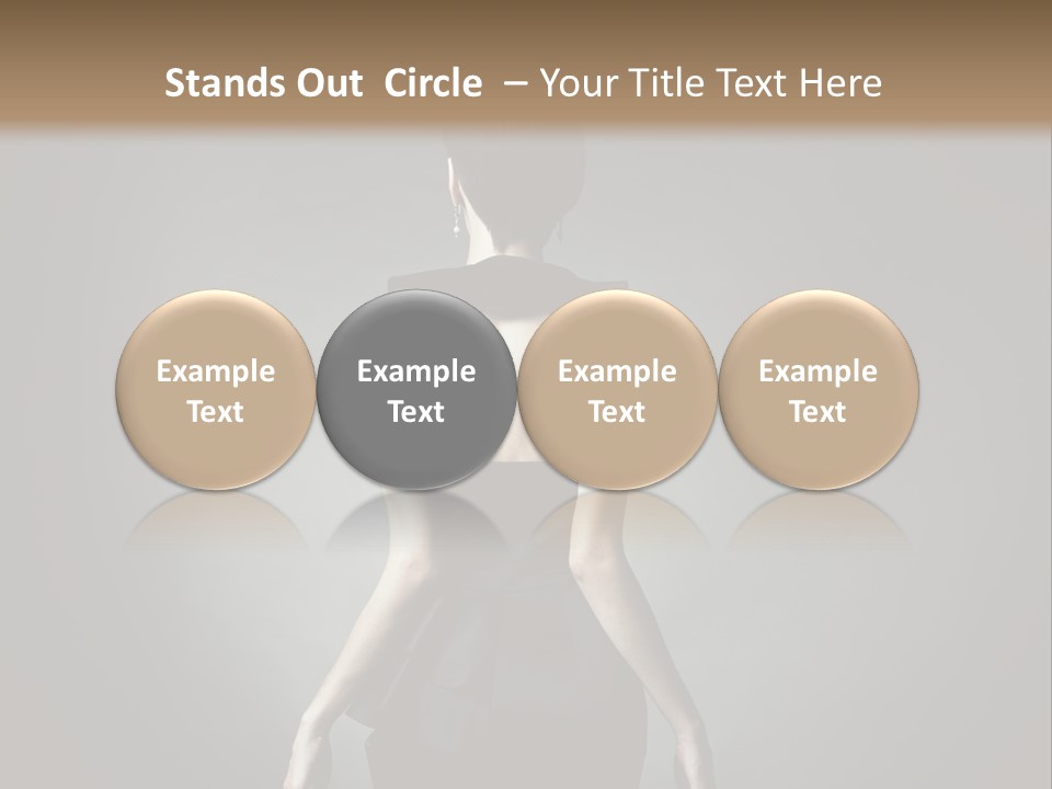 People Hairstyle Girl PowerPoint Template