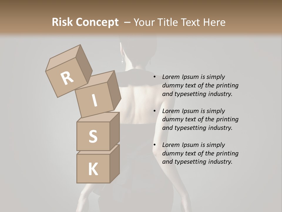 People Hairstyle Girl PowerPoint Template