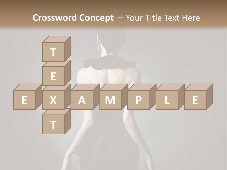 People Hairstyle Girl PowerPoint Template