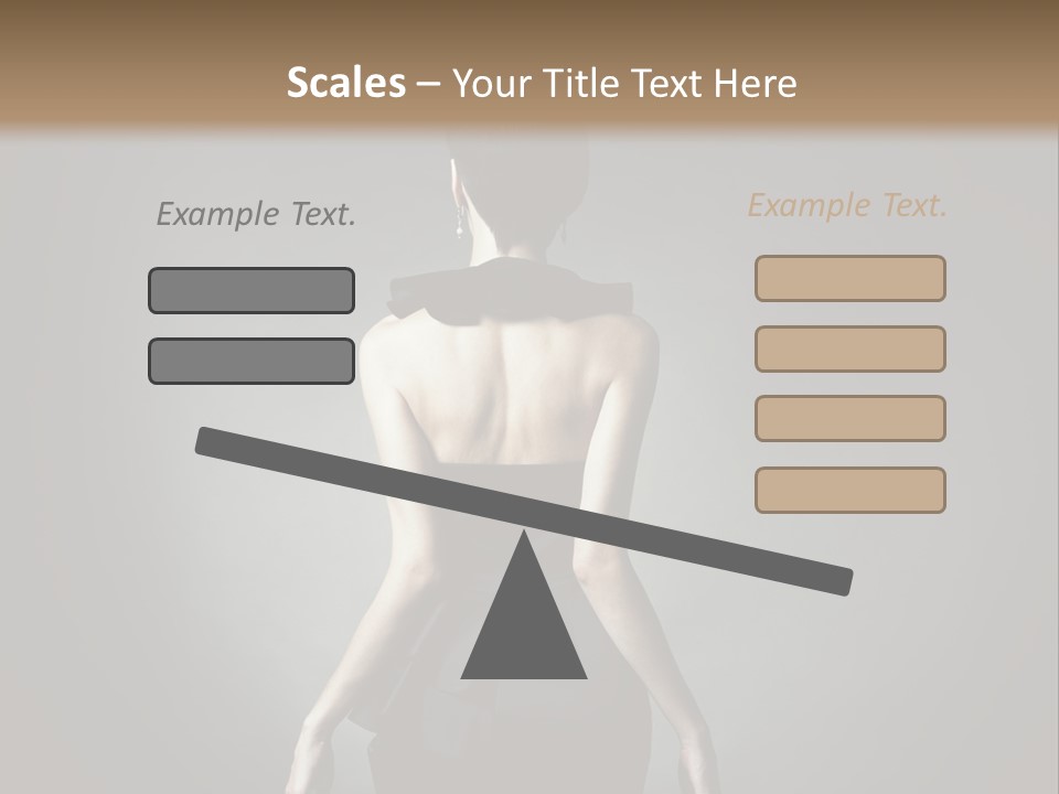 People Hairstyle Girl PowerPoint Template