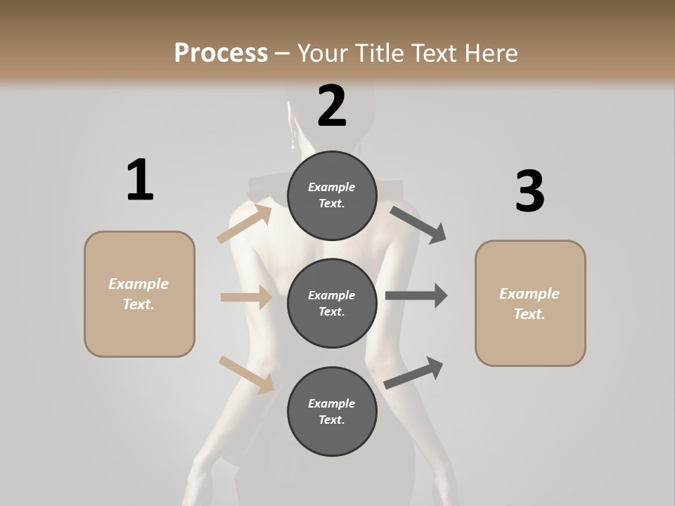 People Hairstyle Girl PowerPoint Template