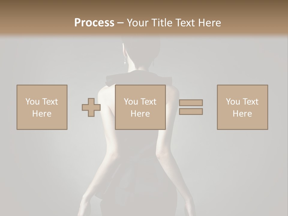 People Hairstyle Girl PowerPoint Template