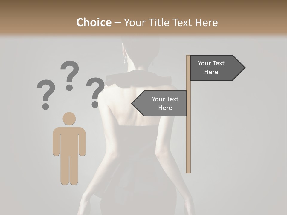 People Hairstyle Girl PowerPoint Template