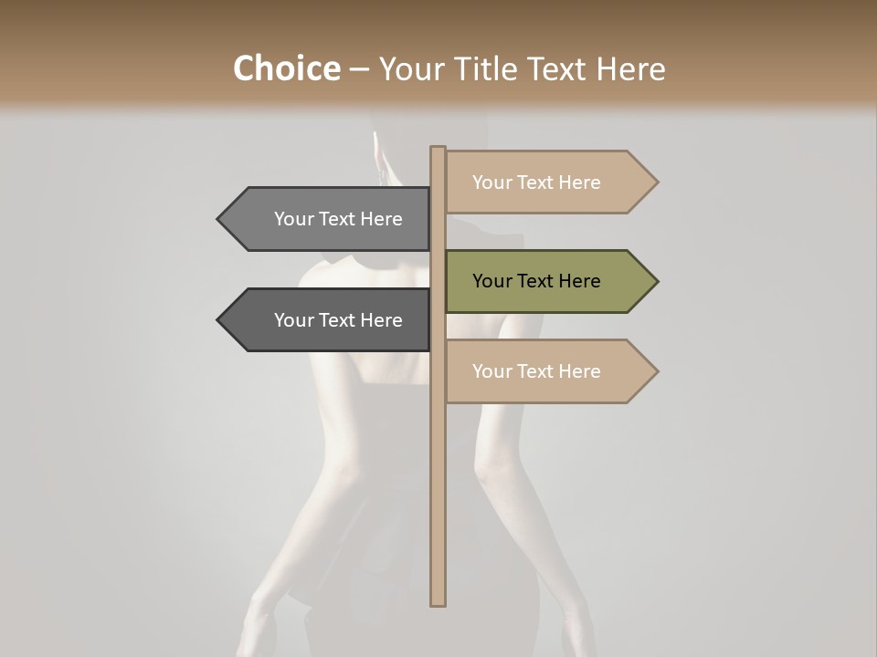 People Hairstyle Girl PowerPoint Template