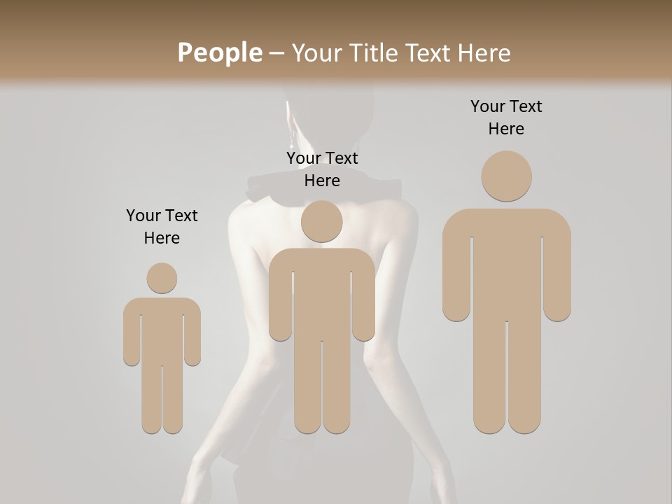 People Hairstyle Girl PowerPoint Template