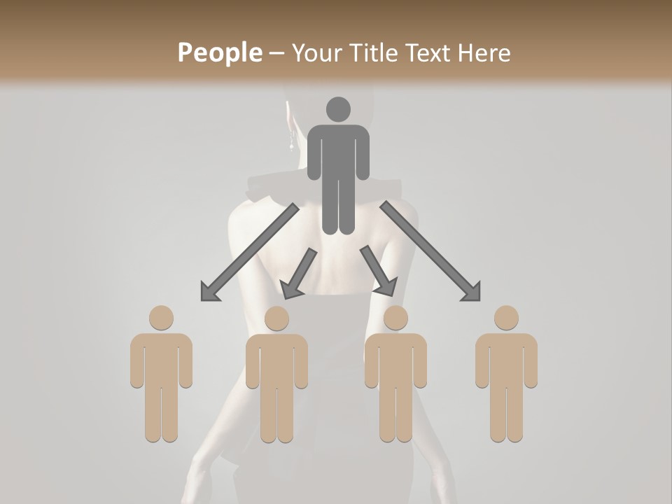 People Hairstyle Girl PowerPoint Template