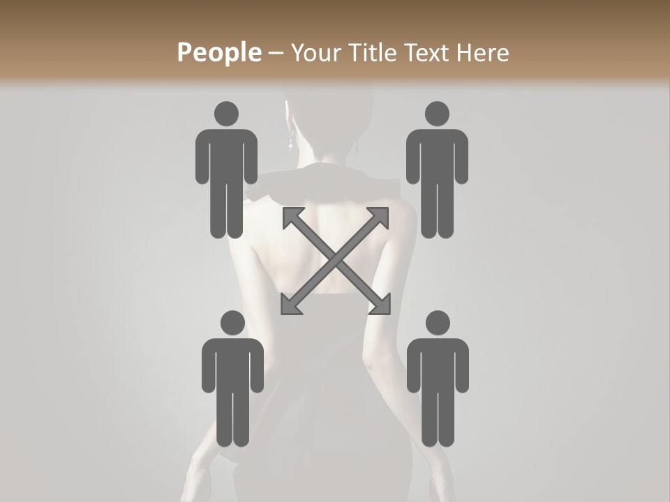 People Hairstyle Girl PowerPoint Template