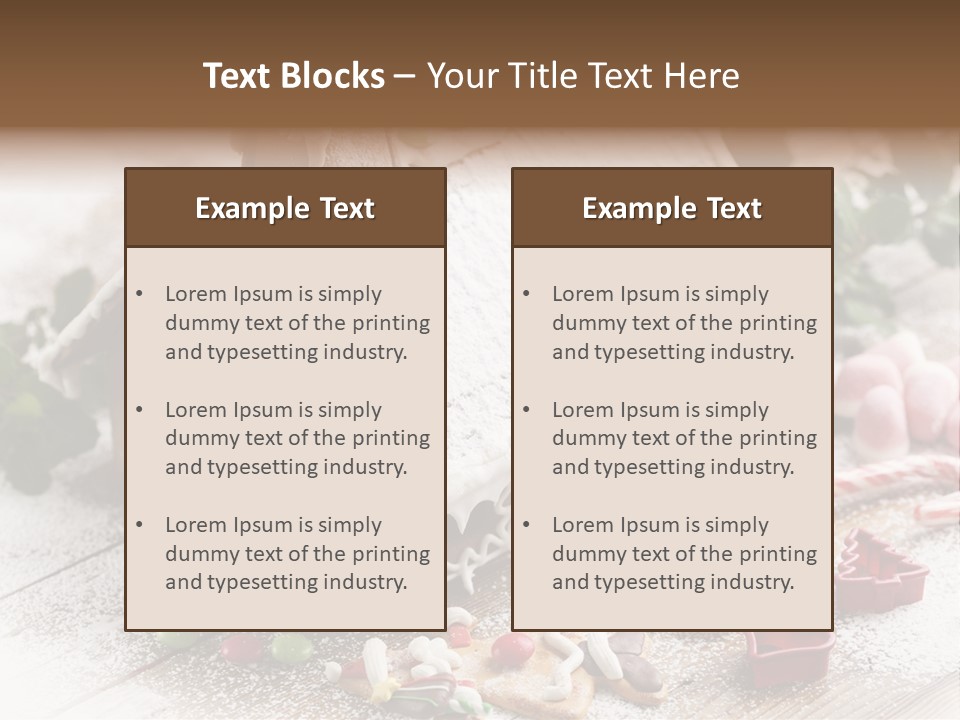 Still Life Food And Drink Seasonal Holidays PowerPoint Template