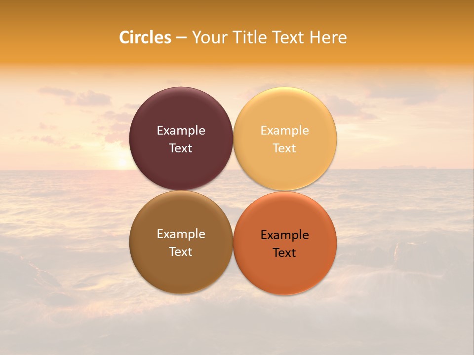 Exotic Yellow White PowerPoint Template