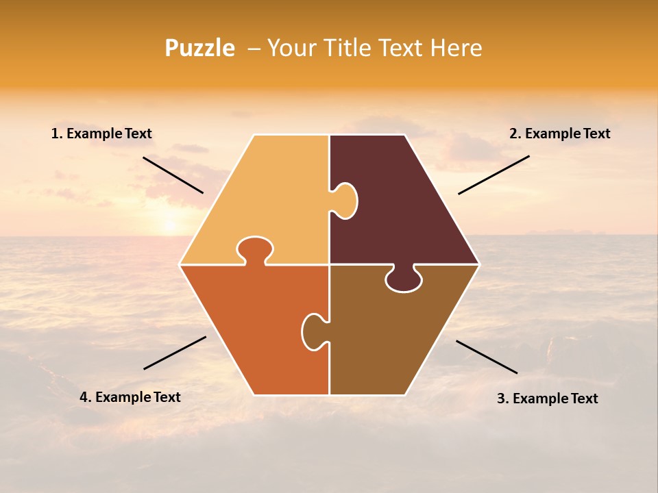 Exotic Yellow White PowerPoint Template