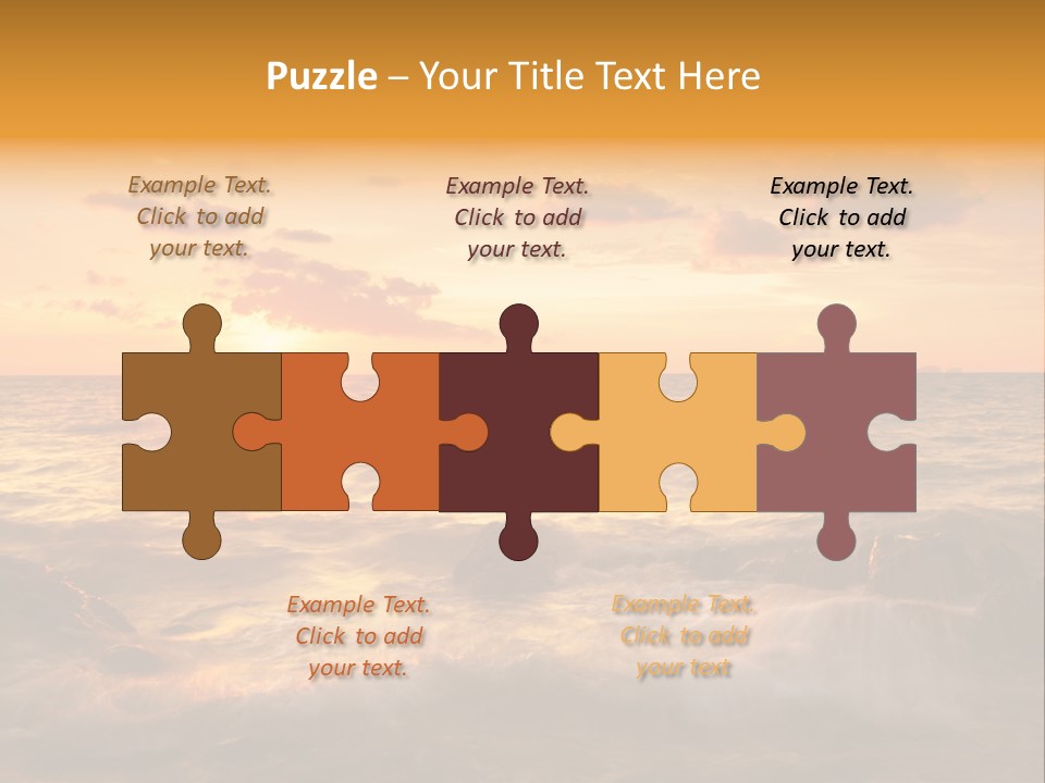 Exotic Yellow White PowerPoint Template