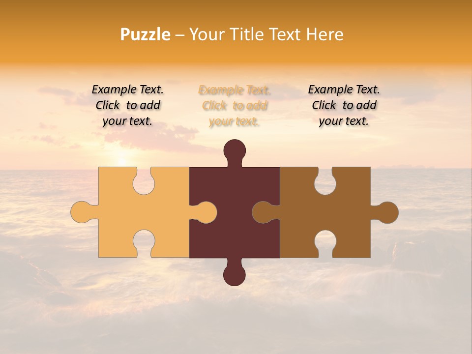 Exotic Yellow White PowerPoint Template