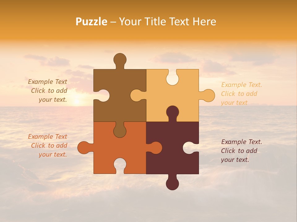 Exotic Yellow White PowerPoint Template