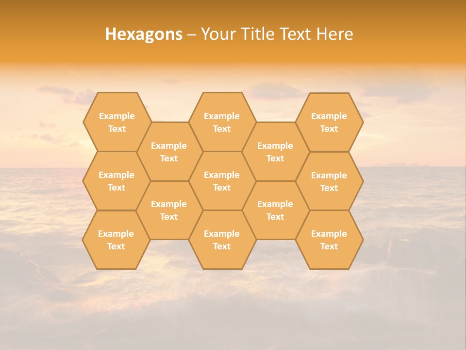 Exotic Yellow White PowerPoint Template