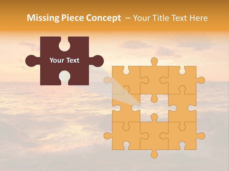 Exotic Yellow White PowerPoint Template