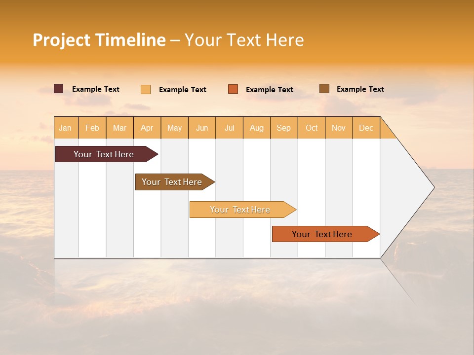 Exotic Yellow White PowerPoint Template