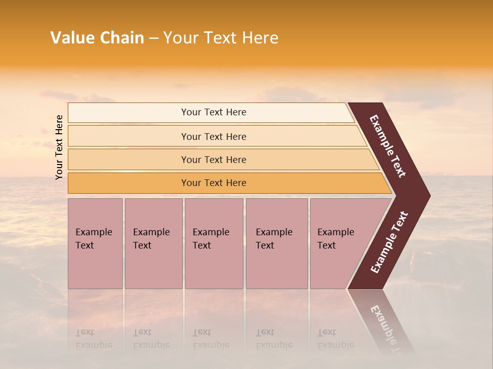 Exotic Yellow White PowerPoint Template