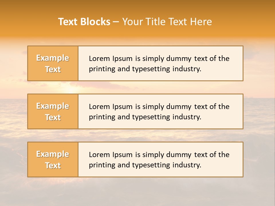 Exotic Yellow White PowerPoint Template