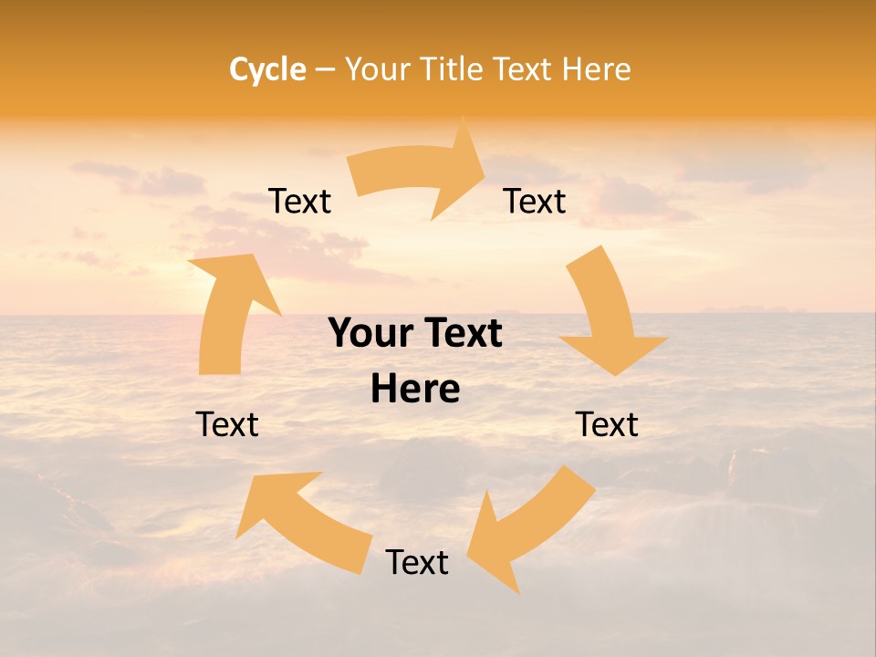 Exotic Yellow White PowerPoint Template