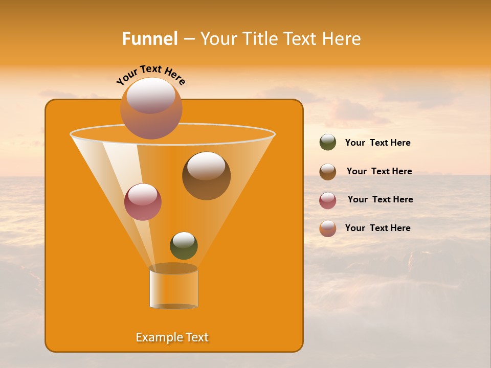 Exotic Yellow White PowerPoint Template