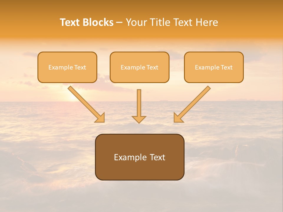 Exotic Yellow White PowerPoint Template