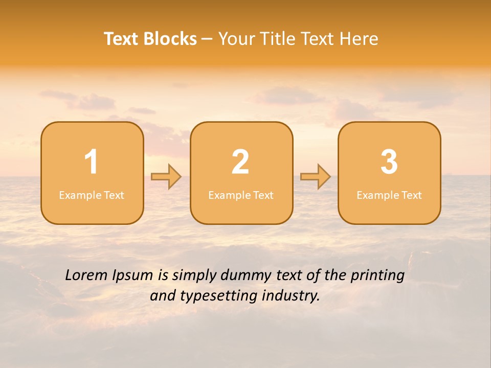 Exotic Yellow White PowerPoint Template