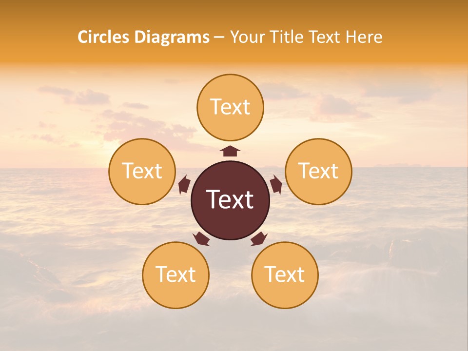 Exotic Yellow White PowerPoint Template