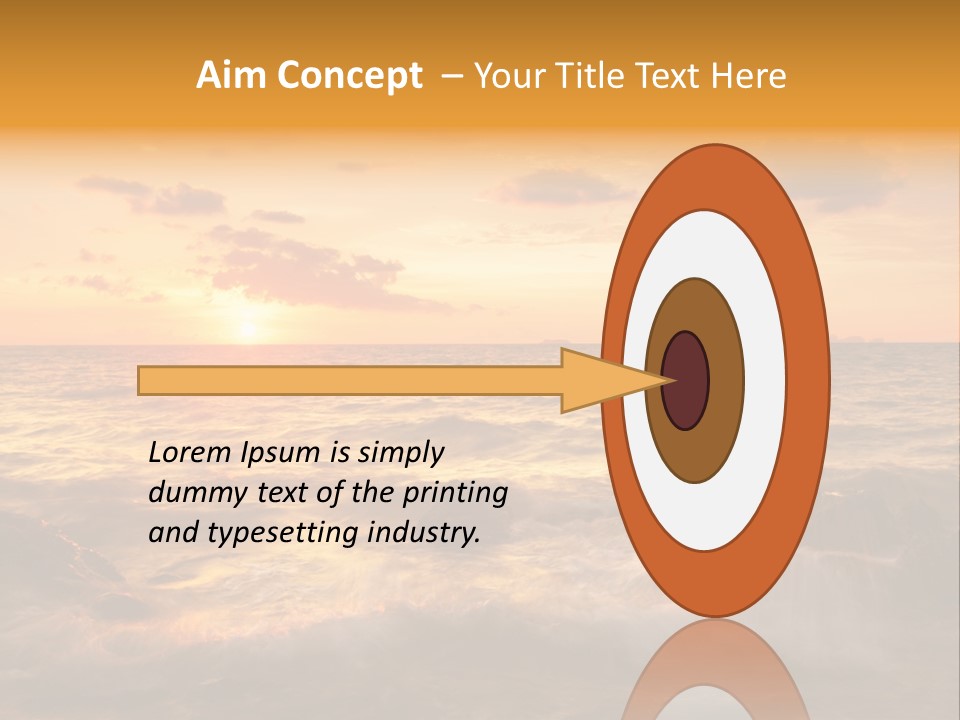 Exotic Yellow White PowerPoint Template