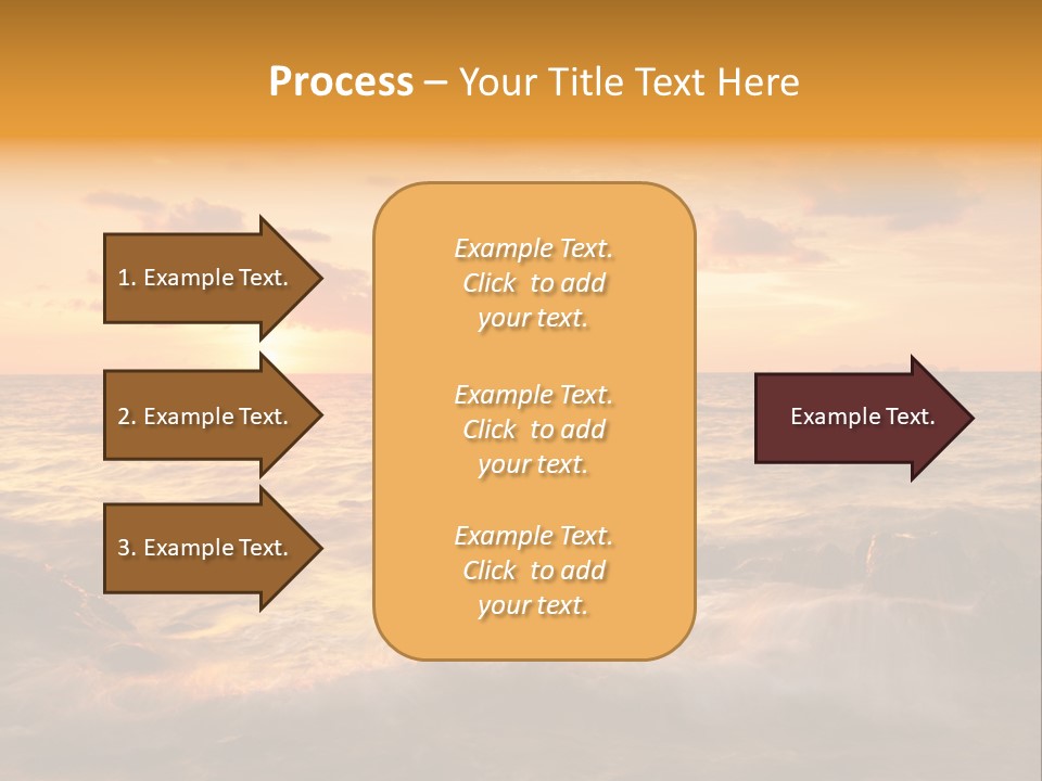 Exotic Yellow White PowerPoint Template